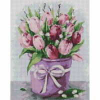 Алмазна мозайка 40*50см Витончені тюльпані