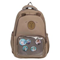 Рюкзак молодіжний 45*31*13см Capybara світло-коричневий