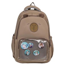 Рюкзак молодіжний 45*31*13см Capybara світло-коричневий