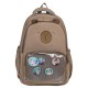 Рюкзак молодежный 45*31*13см Capybara светло-коричневый