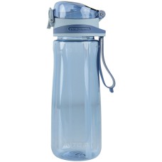 Пляшка для води Kite з трубочкою 600 мл блакитна
