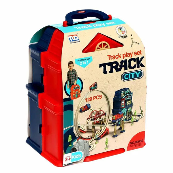 Трек Залізна дорога червона (ЦБ-00030631) - Ціна в Сlipka